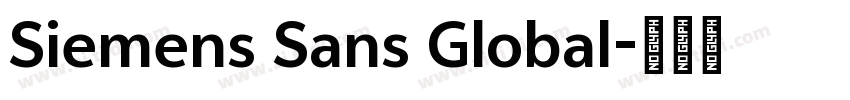 Siemens Sans Global字体转换